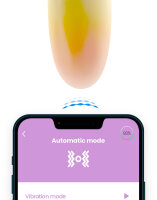 IY Vibrationsei Appgesteuert Gelb/Orange 19,5 cm