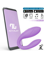 IY Vibrator für Paare mit App-Steuerung Lila 9,2 cm...