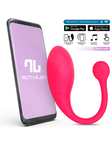 IY Bulby Vibrationsei Appgesteuert Pink 9,7 cm
