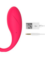 IY Bulby Vibrationsei Appgesteuert Pink 9,7 cm
