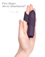 Je Joue Classic Bullet Vibrator with Finger Sleeve Purple
