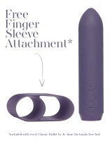 Je Joue Classic Bullet Vibrator with Finger Sleeve Purple