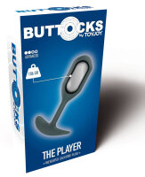 ToyJoy Buttocks The Player Weighted Plug Grey