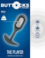ToyJoy Buttocks The Player Weighted Plug Grey