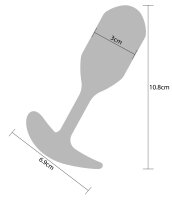 ToyJoy Buttocks The Player Weighted Plug Grey