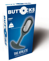 ToyJoy Buttocks The Athlete Weighted Plug Grey