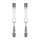 Bedroom Fantasies Nipple Clamps - Silver