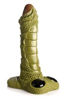 XR Brands Riesiger Sumpfmonster-Dildo Grün 88,9 cm