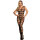 SUBBLIME Fishnet Crotchless Bodystocking With Straps On The Shoulders Black One Size