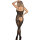 SUBBLIME Black Elastic Fishnet Crotchless Bodystocking One Size