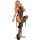 SUBBLIME Fishnet Crotchless Bodystocking With Prints On The Neck Black One Size