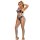 SUBBLIME Rainbow Halter Neck Fishnet Bodystocking One Size