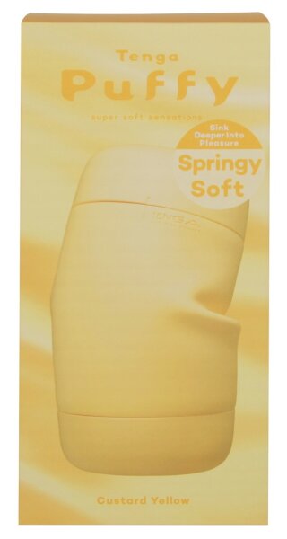 Tenga Puffy Custard Yellow