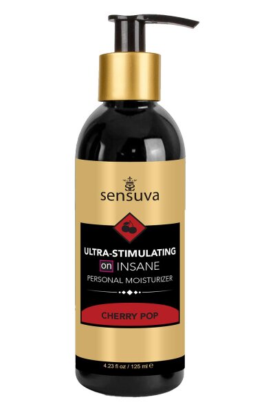 SENSUVA Insane Ultra-Stimulating Personal Moisturizer Cherry Pop 125ml