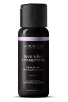 WICKED Sensual Massage Oil Lemongrass Ginger 120ml
