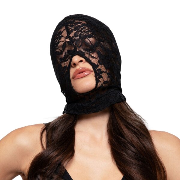 Bedroom Fantasies Lace BDSM Mask Black