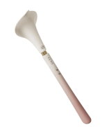 ZALO Calla Vibrator with Clitoral Stimulation Pink White