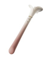 ZALO Calla Vibrator with Clitoral Stimulation Pink White