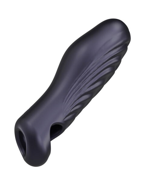 MANWAN Ryzer Penis Extender and Soft Masturbating Sleeve Black