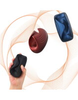 MANWAN Sub One Vibrating Masturbator with Tapping Feature Infinity Black