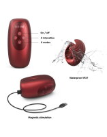 MANWAN Sub One Vibrating Masturbator with Tapping Feature Velvet Red