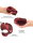 MANWAN Sub One Vibrating Masturbator with Tapping Feature Velvet Red