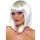Leg Avenue Phosphorescent Bob Cut Wig White