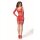 Passion BS 105 Bodystocking Red One Size