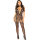 Leg Avenue Mesh Bodystocking Crotchless Black One Size