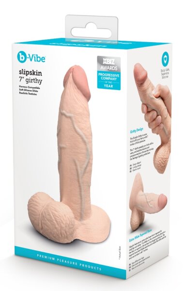 b-Vibe Slipskin 7" Girthy Cream 17,8 cm