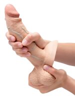 b-Vibe Slipskin 7" Girthy Cream 17,8 cm