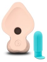 b-Vibe Slipskin 9" Curved Cream 22,3 cm