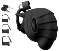 Black velvets Cock & Ball cage