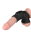 LoveToy Wave Knights Ring Vibrating Penis And Scrotum Sleeve (Ø 2.8 cm) Black