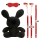 S-Line Rabbit Bondage - Velvet - Large - Black