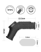 LoveToy Drip Knights Ring Vibrating Penis And Scrotum Sleeve (Ø 2.8 cm) Black