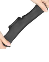 LoveToy Silk Knights Ring Vibrating Penis And Scrotum Sleeve (Ø 2.8 cm) - Black