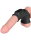 LoveToy Silk Knights Ring Vibrating Penis And Scrotum Sleeve (Ø 2.8 cm) - Black