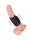 LoveToy Wave Knights Ring Vibrating Penis Sleeve  (Ø 3.7 cm) Black