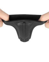 LoveToy Ridge Knights Ring Vibrating Penis Sleeve (Ø 3.7 cm) Black