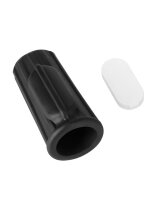 LoveToy Ridge Knights Ring Vibrating Penis Sleeve (Ø 3.7 cm) Black