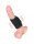 LoveToy Drip Knights Ring Vibrating Penis Sleeve  (Ø 3.7 cm) Black