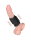 LoveToy Spiral Knights Ring Vibrating Penis Sleeve  (Ø 3.6 cm) Black