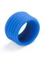 LoveToy Pinnacle Pro Deep Rib Grip Ring Blue