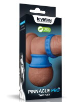 LoveToy Pinnacle Pro Twin Flex Stretcher Blue