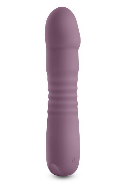 NS Novelties Lust-n-Dreams Poise Thrusting Vibrator Purple 17.3 cm