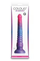 NS Novelties Colours Stacked Dildo Multicolor 23 cm...