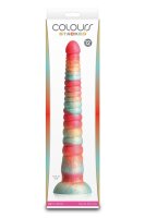 NS Novelties Colours Stacked Dildo Mehrfarbig 30,6 cm Ø 4,5 cm