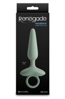 NS Novelties Renegade Maverick Anal Plug with Vibration Green Ø 2.7 cm