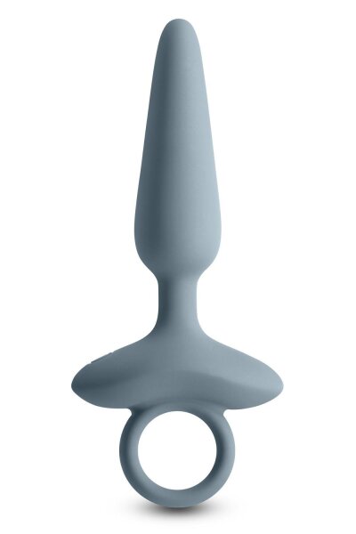 NS Novelties Renegade Maverick Anal Plug with Vibration Grey Ø 2.7 cm